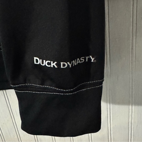 Duck Dynasty Hoodie Sweatshirt Adult M Black Realtree Hooded Pullover Hunting - Picture 3 of 7